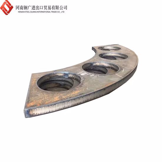 Pieza de maquinaria de fabricación de chapa de estructura de acero de soldadura