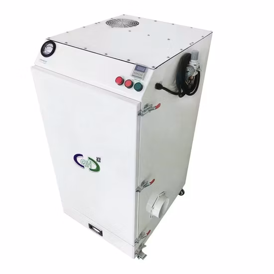 Colector de polvo industrial con filtro de cartucho para sistema interior y exterior de humos de corte por plasma/láser